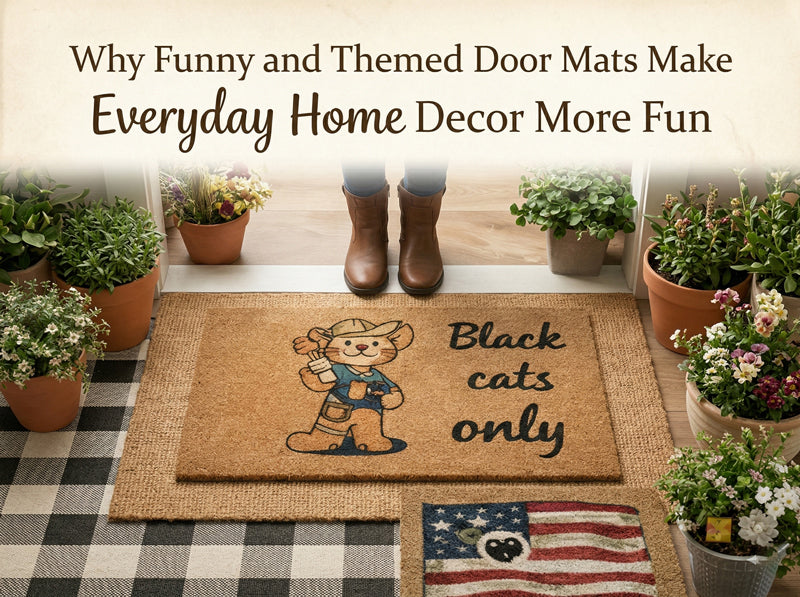 Why Funny and Themed Door Mats Make Everyday Home Decor More Fun