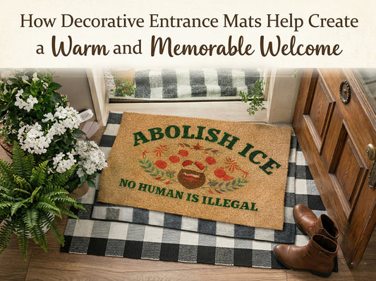 How Decorative Entrance Mats Help Create a Warm and Memorable Welcome