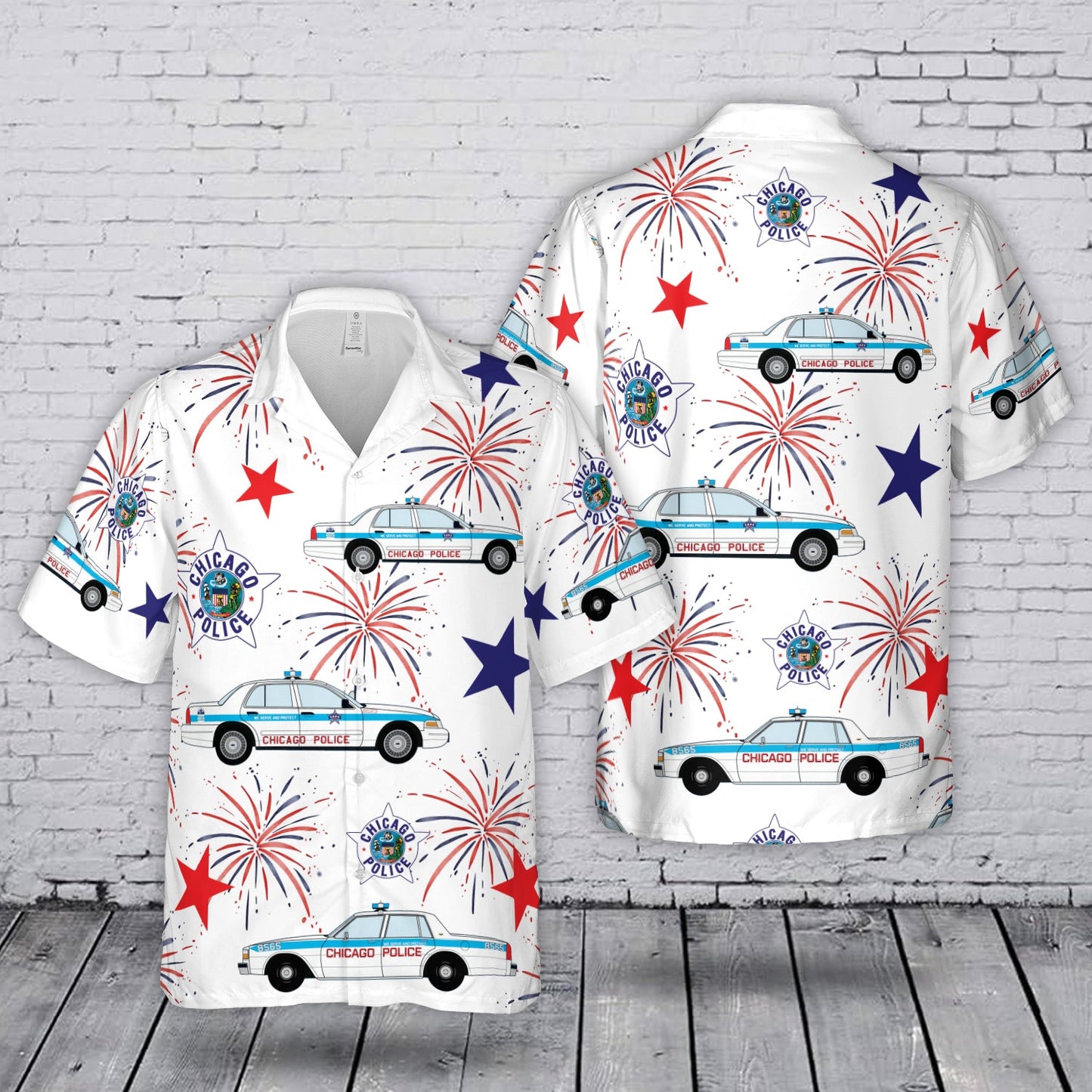 Chicago Police Department Hawaiian Shirt
